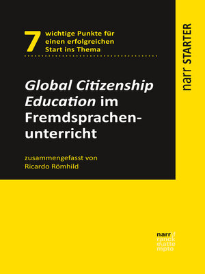 cover image of Global Citizenship Education im Fremdsprachenunterricht